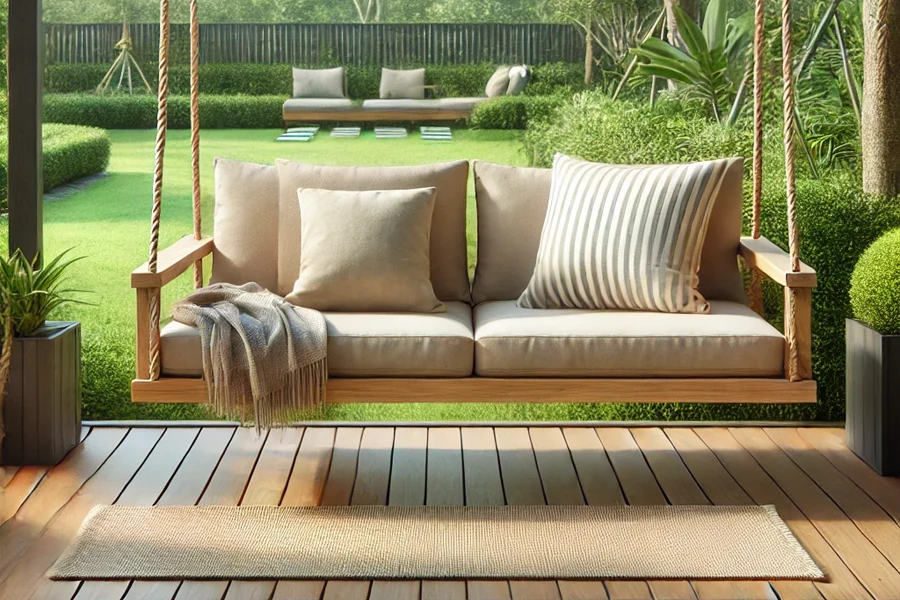 Wiszące łóżka ogrodowe